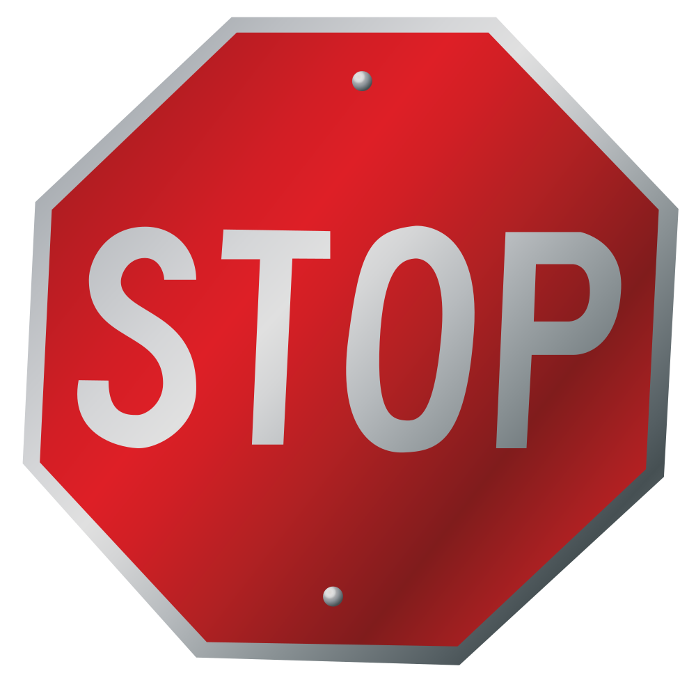 OnlineLabels Clip Art A Stop Sign